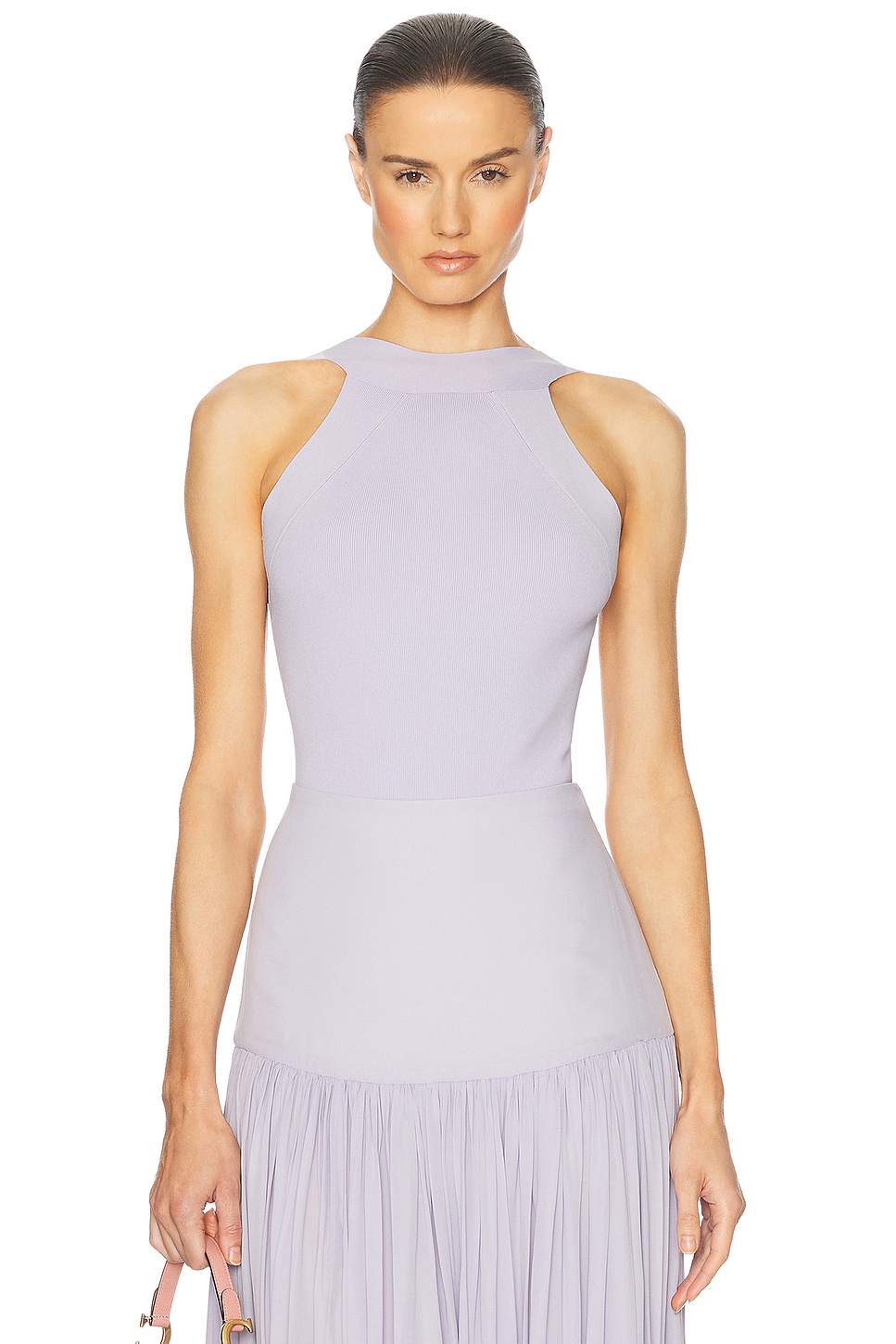 Jolene Knit Bodysuit in Lavender