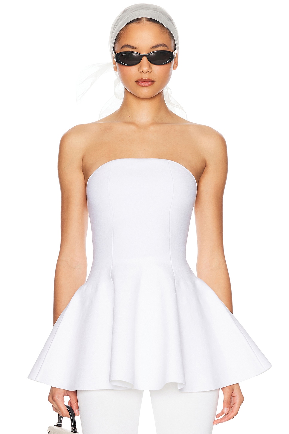 Image 1 of Helsa Maude Knit Top in Ivory