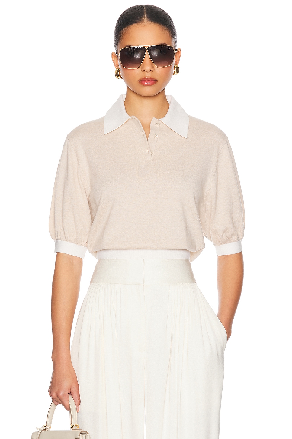 Liesel Polo in Beige