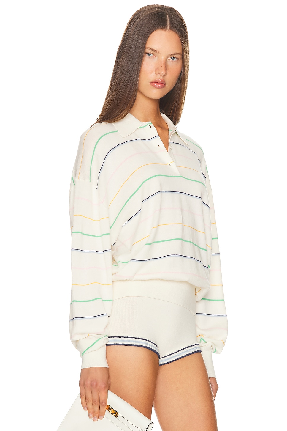 Helsa Kaysee Oversized Polo In Multi