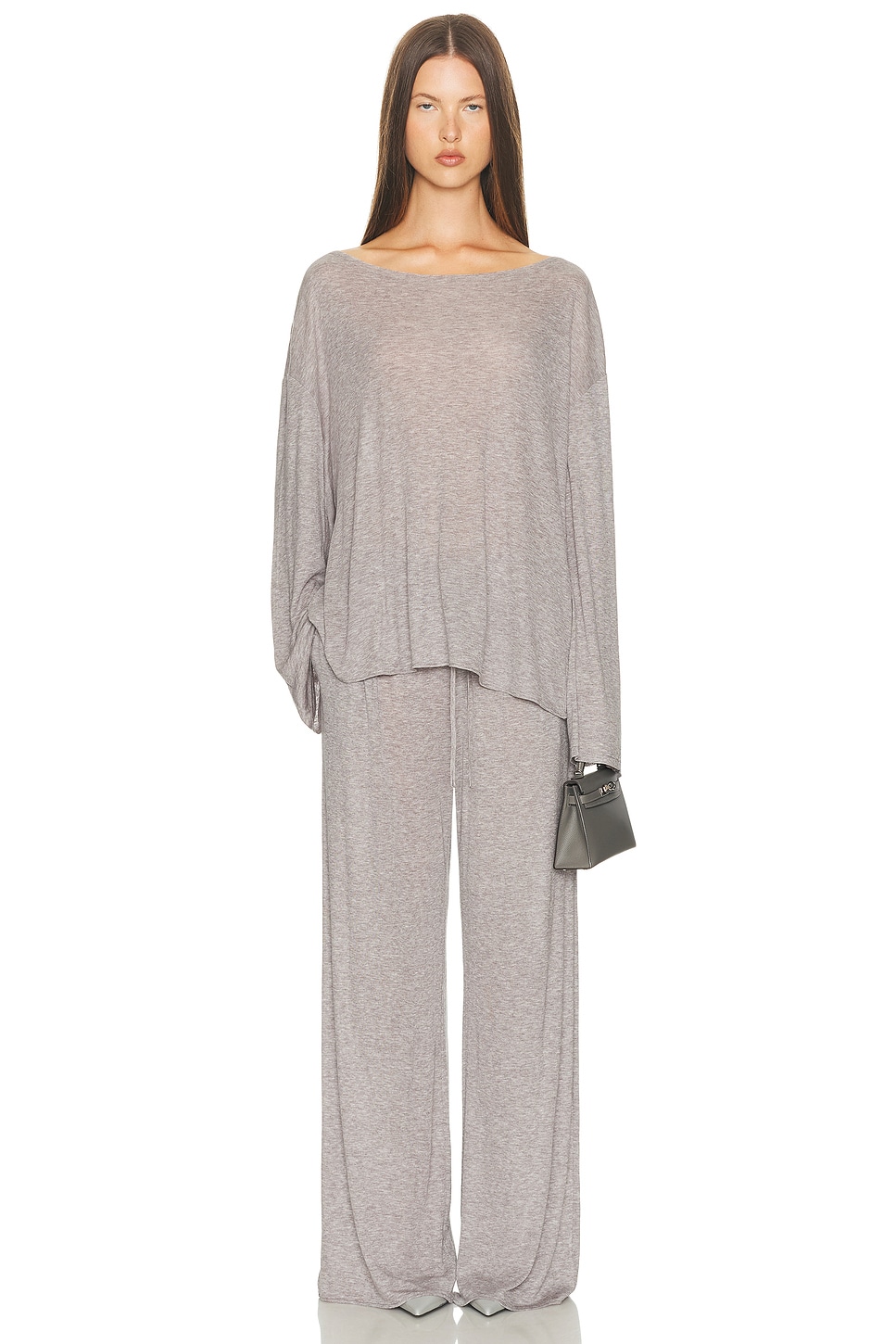 Helsa Oversized Shirt in Everyday Jersey thumbnail