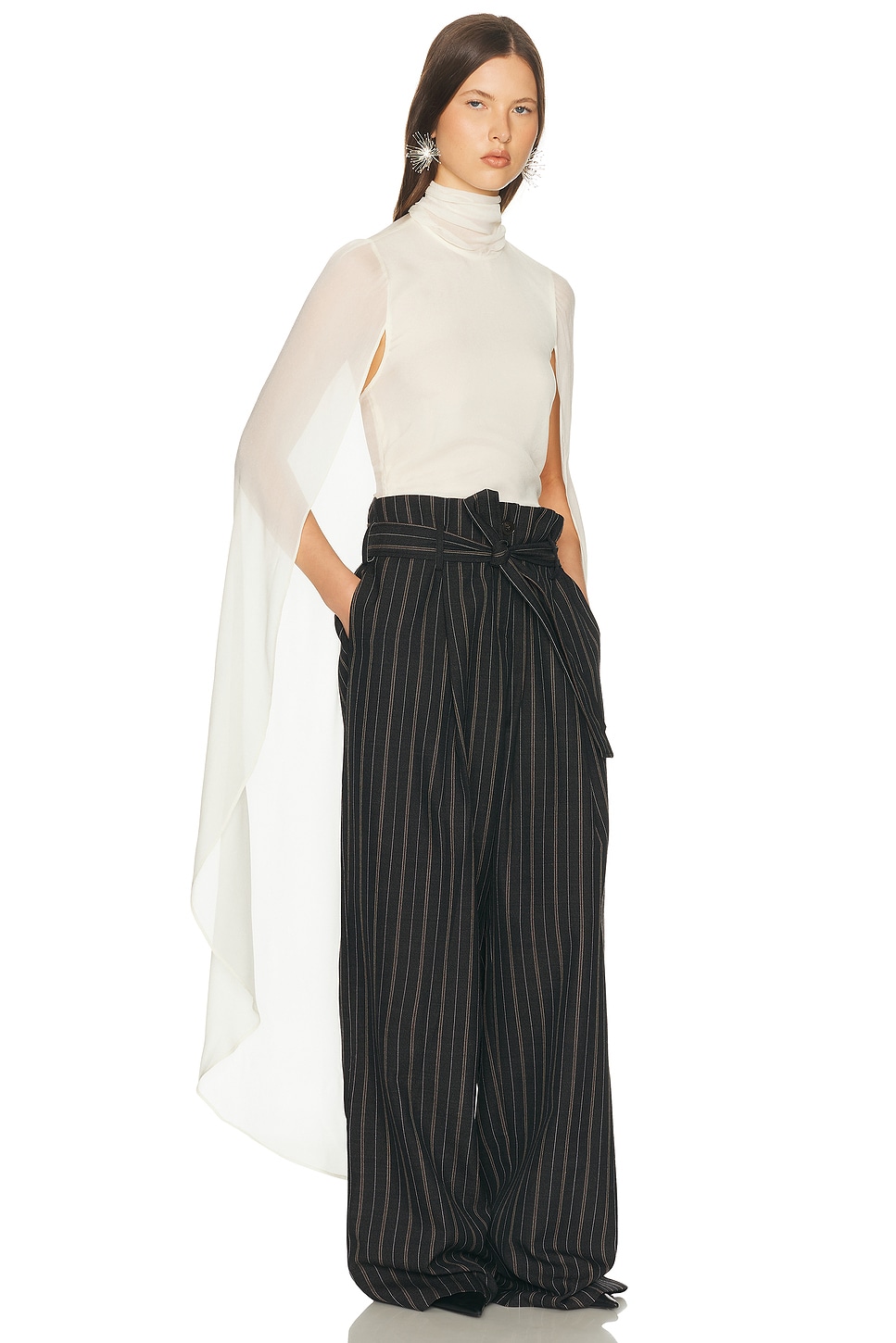 Helsa Georgette Cape Top