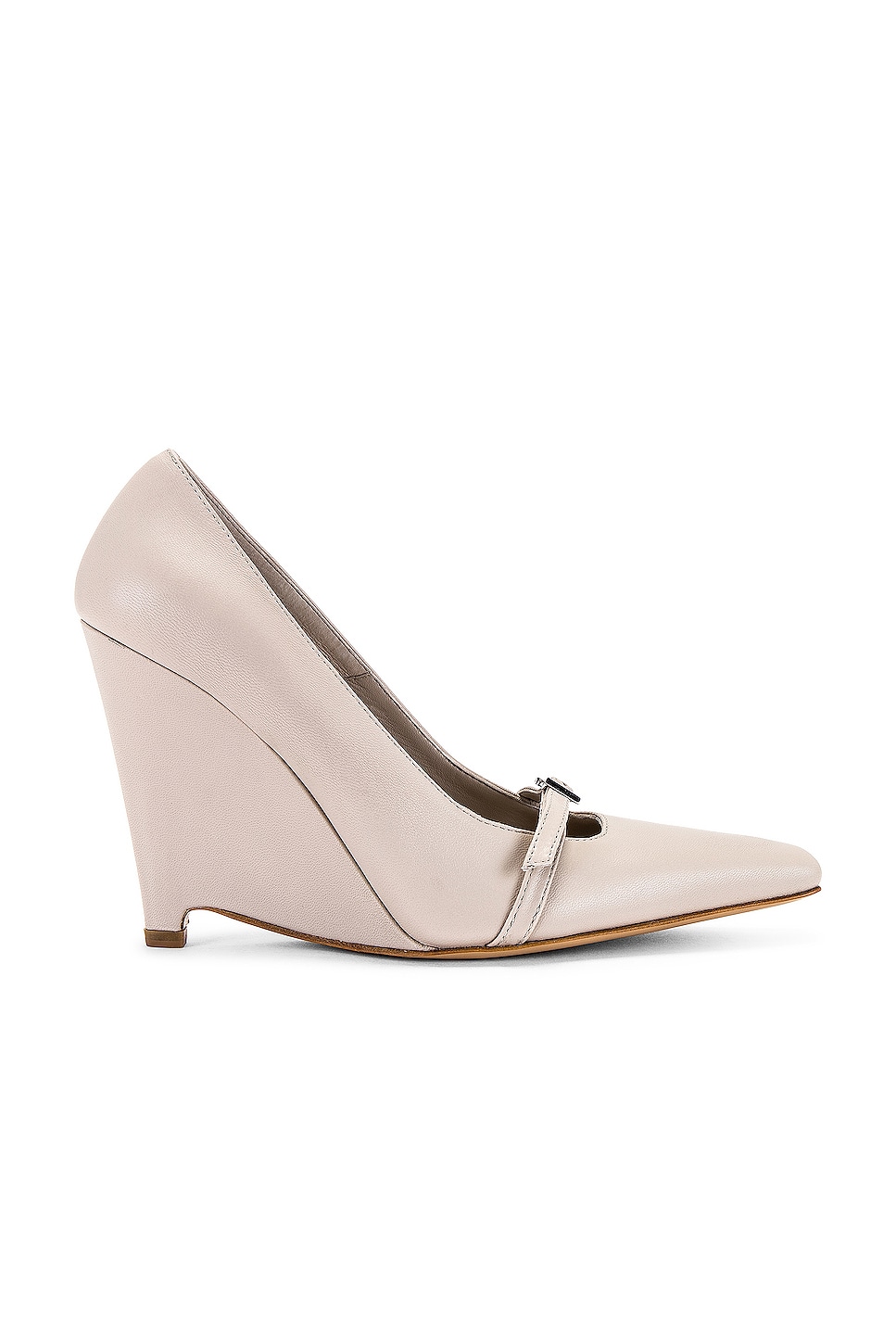 Wedge Pump in Taupe