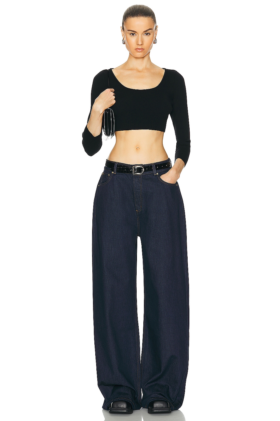 Heavy Manners Low Rise Baggy Denim Jeans thumbnail