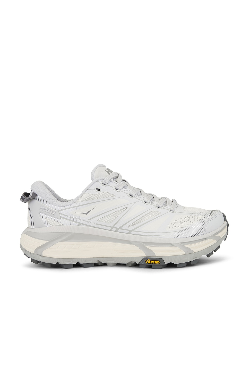 Image 1 of Hoka U Mafate Speed 2 Sneakers in Cosmic Grey & Alabaster