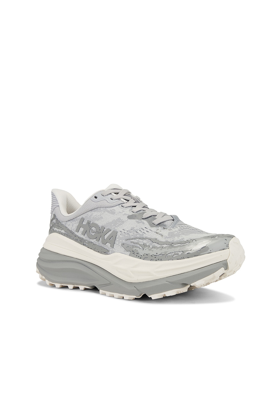 Hoka Stinson Atr 7 Running Shoe In Stardust & Alabaster