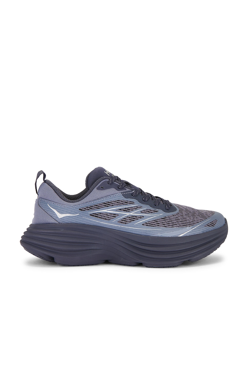 Image 1 of Hoka U BONDI 8 TS CAGED in Charcoal Grey & Grey Skies