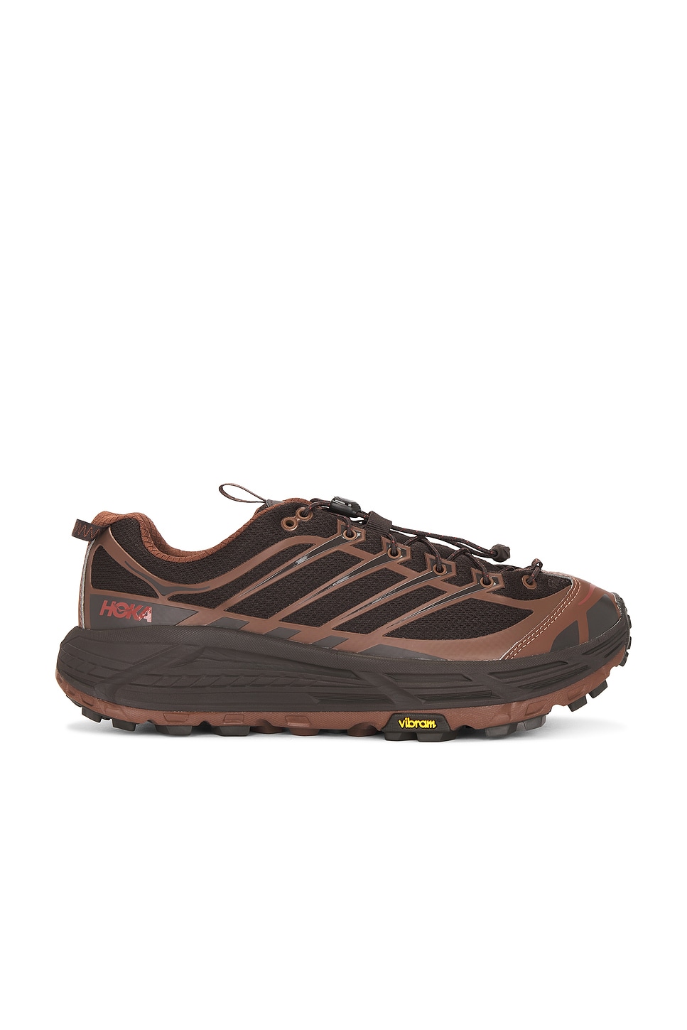 Image 1 of Hoka U Mafate Three2 Sneaker in Cast Iron & Mineral Brown