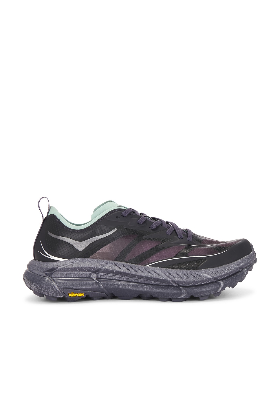 Image 1 of Hoka U Mafate Speed 4 Lite Sneaker in Charcoal Grey & Jade