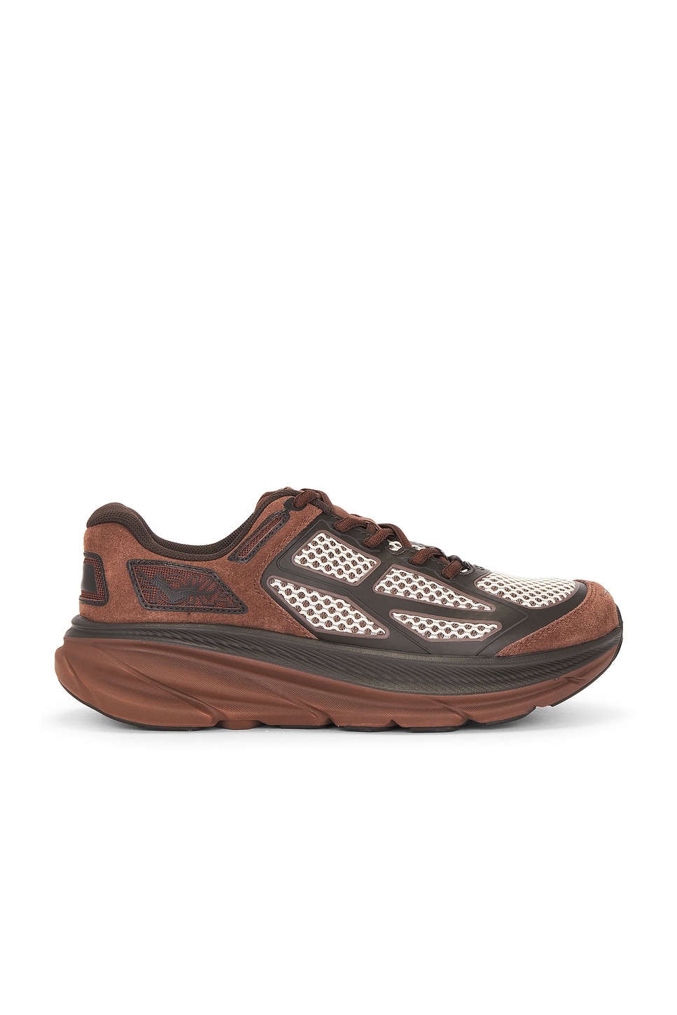 Image 1 of Hoka U Clifton One9 Sneaker in Mineral Brown & Cast Iron
