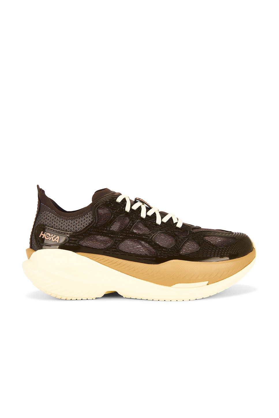 Image 1 of Hoka U Mach X Caged Sneaker in Walnut & Maple