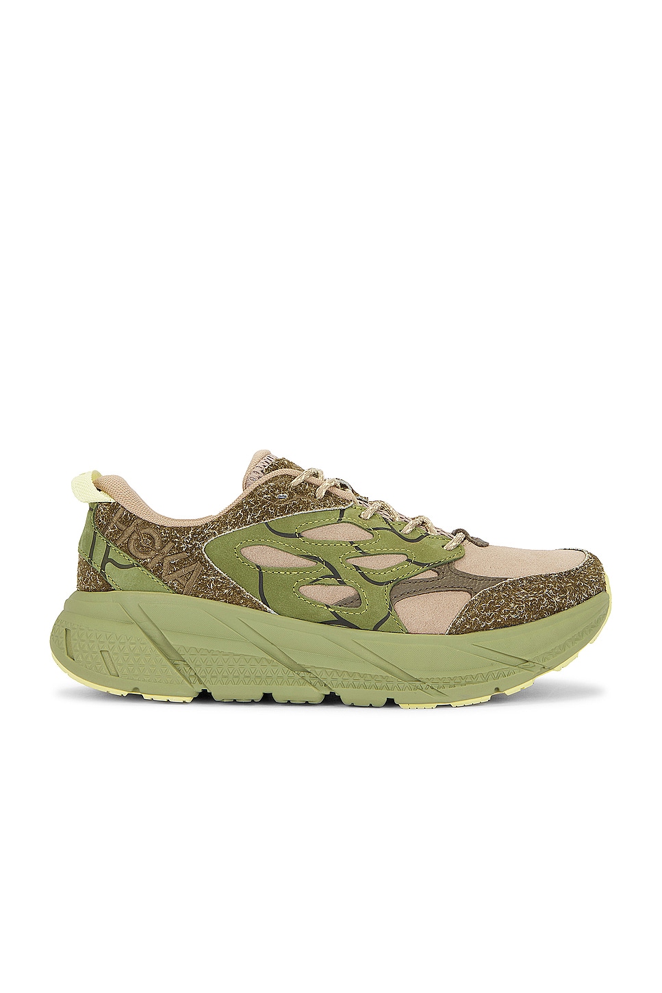 Image 1 of Hoka U Clifton L Suede Tp in Dune & Fennel