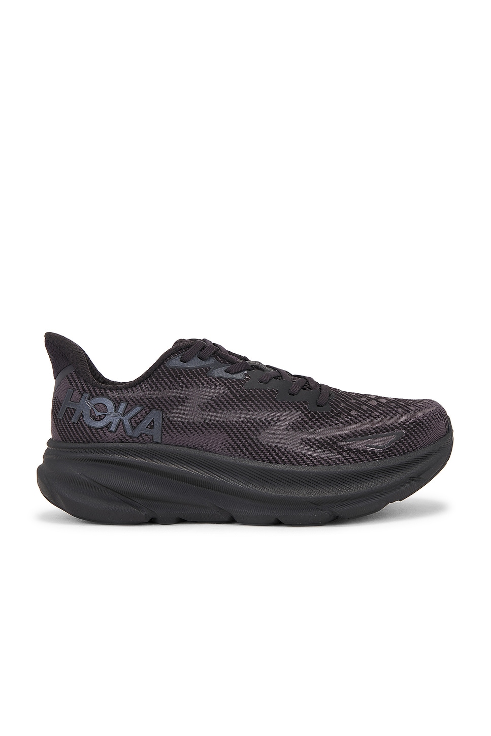 Image 1 of Hoka M Clifton 9 in Black & Black