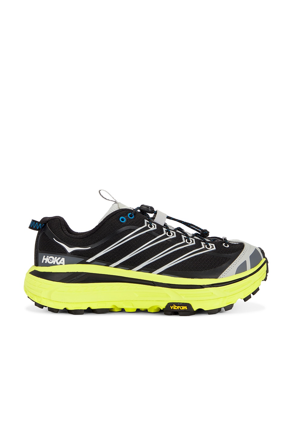 Image 1 of Hoka Mafate Three2 Sneaker in Black & Hoka Citrus