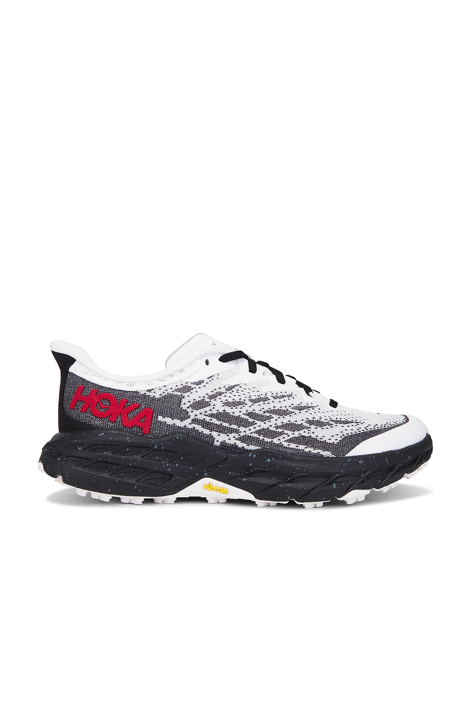 Image 1 of Hoka Speedgoat 5 Sneaker in White & Black