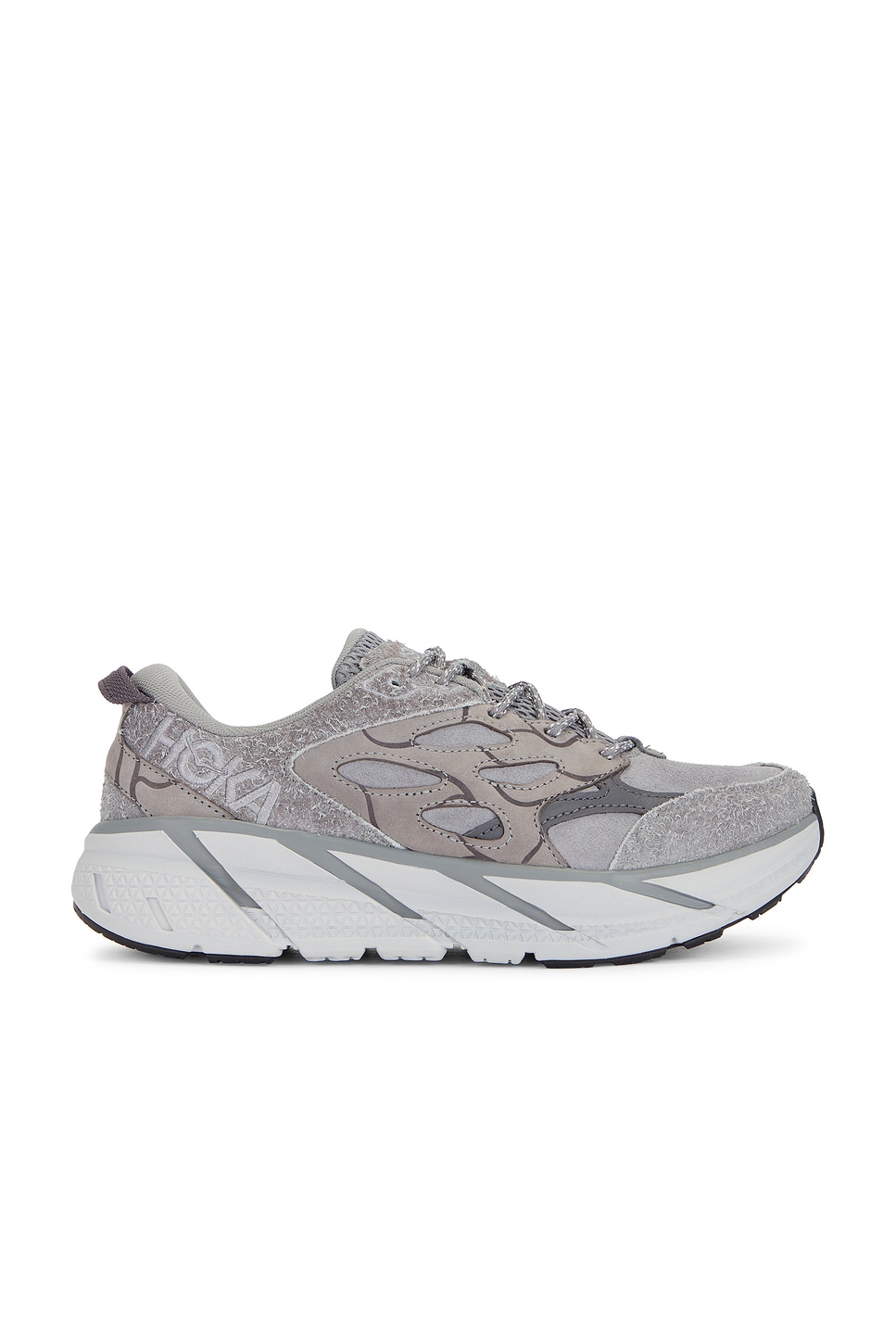 Image 1 of Hoka Clifton Sneaker in Galactic Grey & Satellite Grey