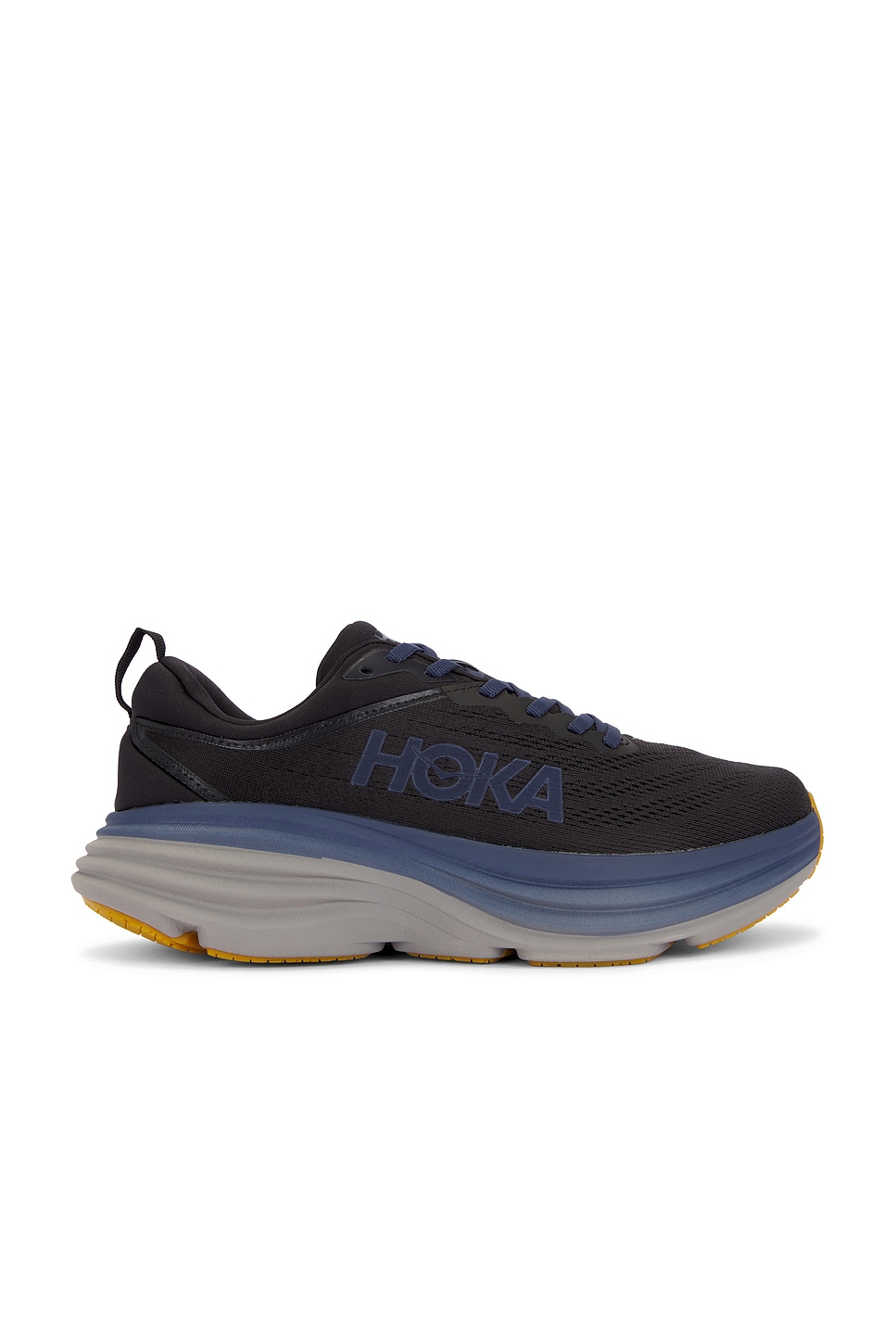 Image 1 of Hoka Bondi 8 Sneaker in Black & Iron Ore