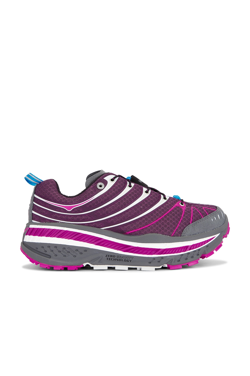 Image 1 of Hoka Stinson Evo Og Sneaker in Aubergine & Fuchsia