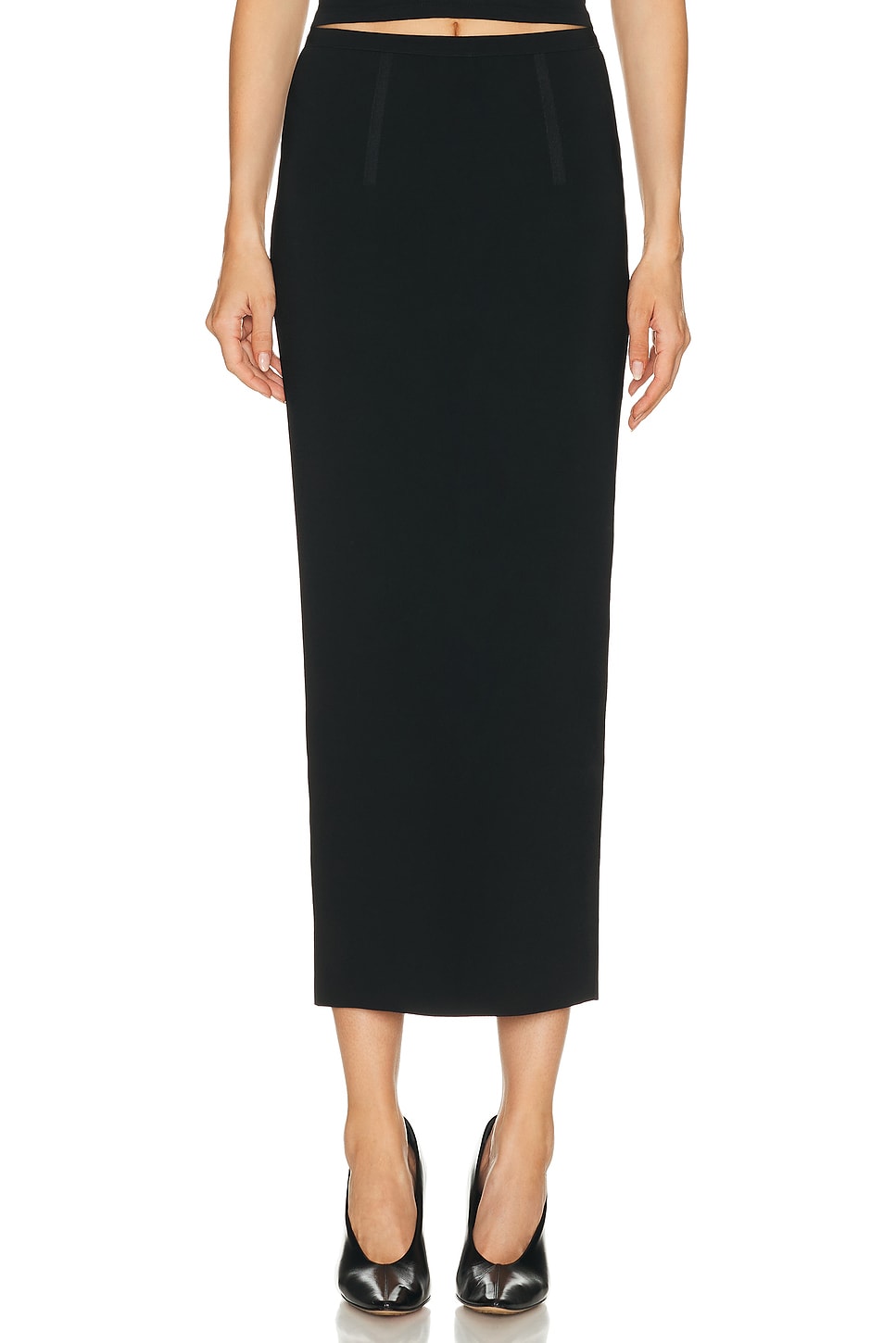 Image 1 of High Sport Long Lawton Skirt in Black