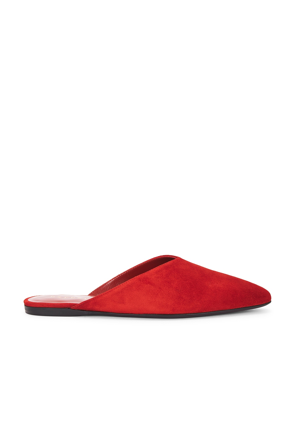 Image 1 of HERBERT LEVINE Homebody Suede Mule in Beth Red