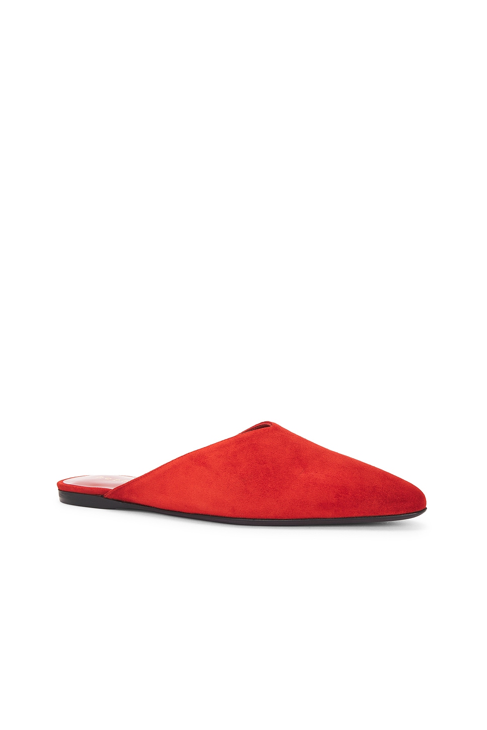 Image 2 of HERBERT LEVINE Homebody Suede Mule in Beth Red