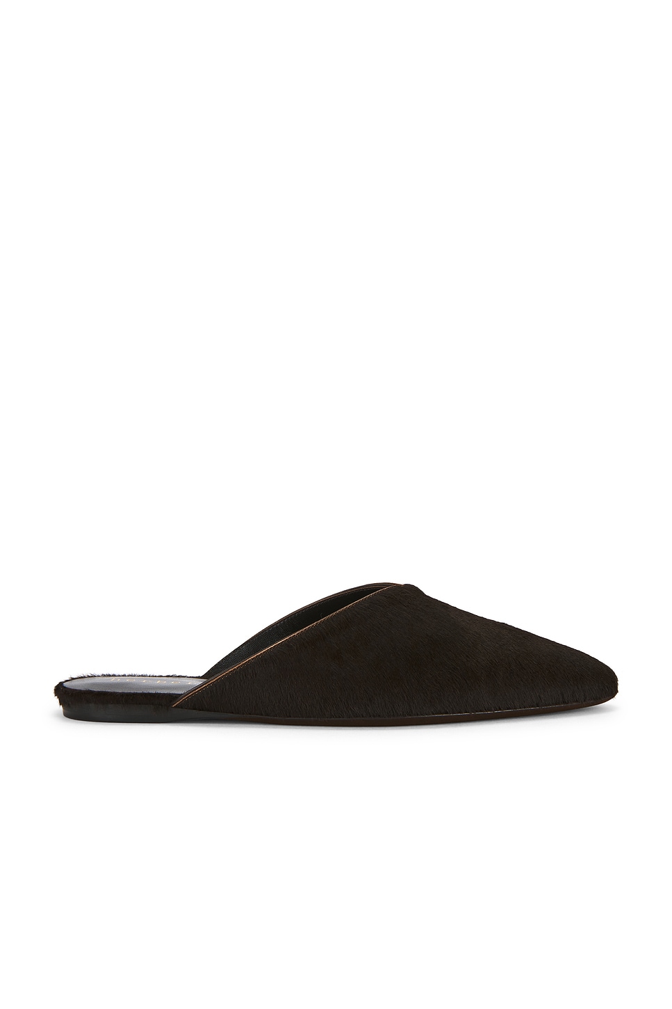 Image 1 of HERBERT LEVINE Homebody Haircalf Mule in Dark Brown