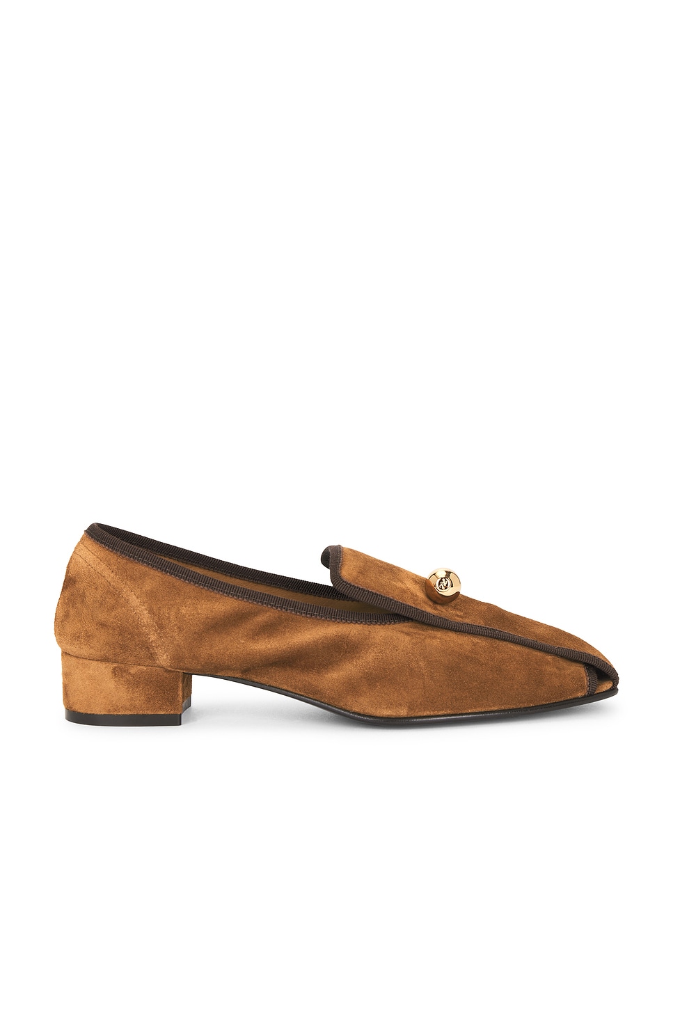 Herbert Levine Showtime 30 Suede Loafer In Brown
