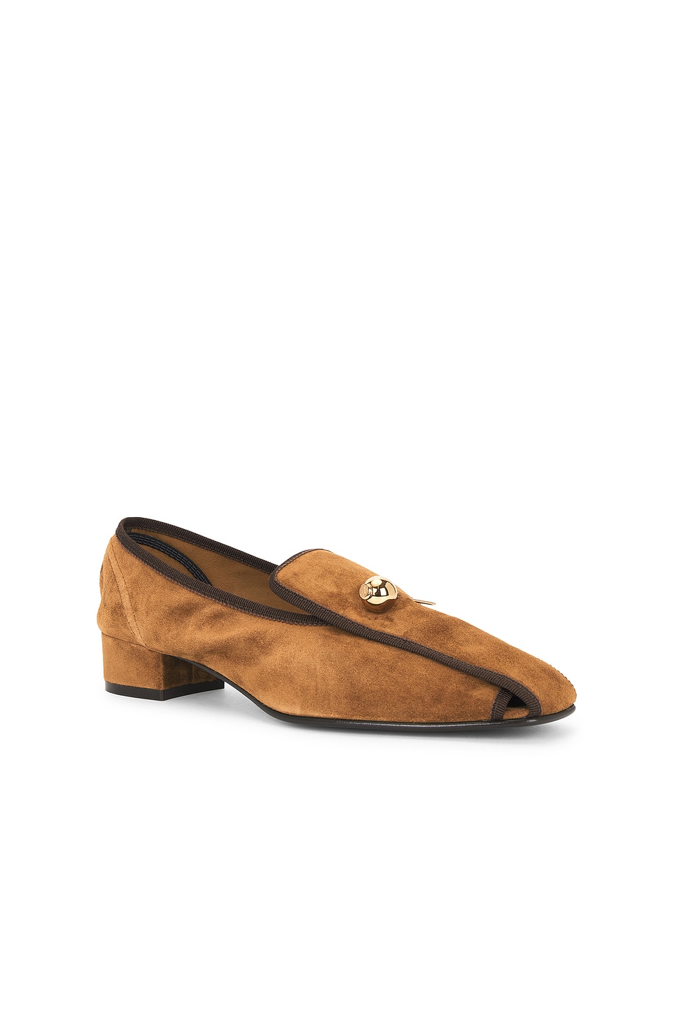 Herbert Levine Showtime 30 Suede Loafer In Brown