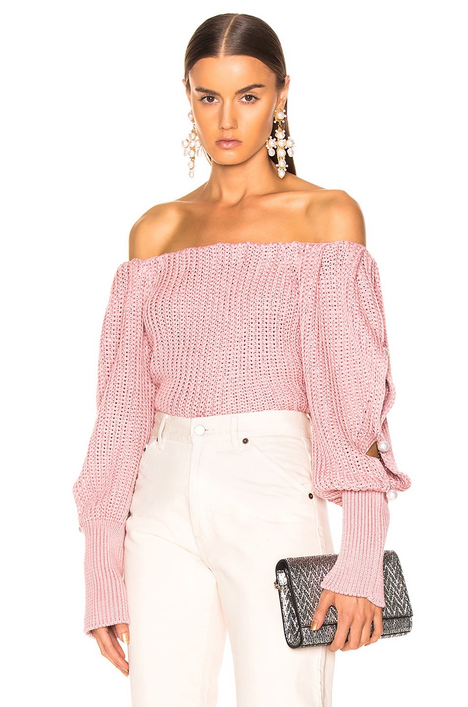 Image 1 of HELLESSY Vessel Sweater in Blush