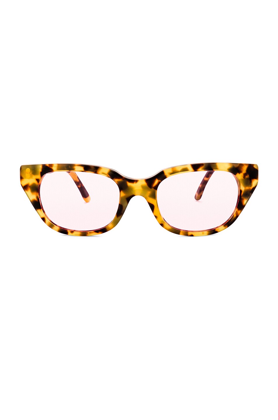 Image 1 of Heron Preston "Style" Sunglasses in Tortoise & Pink