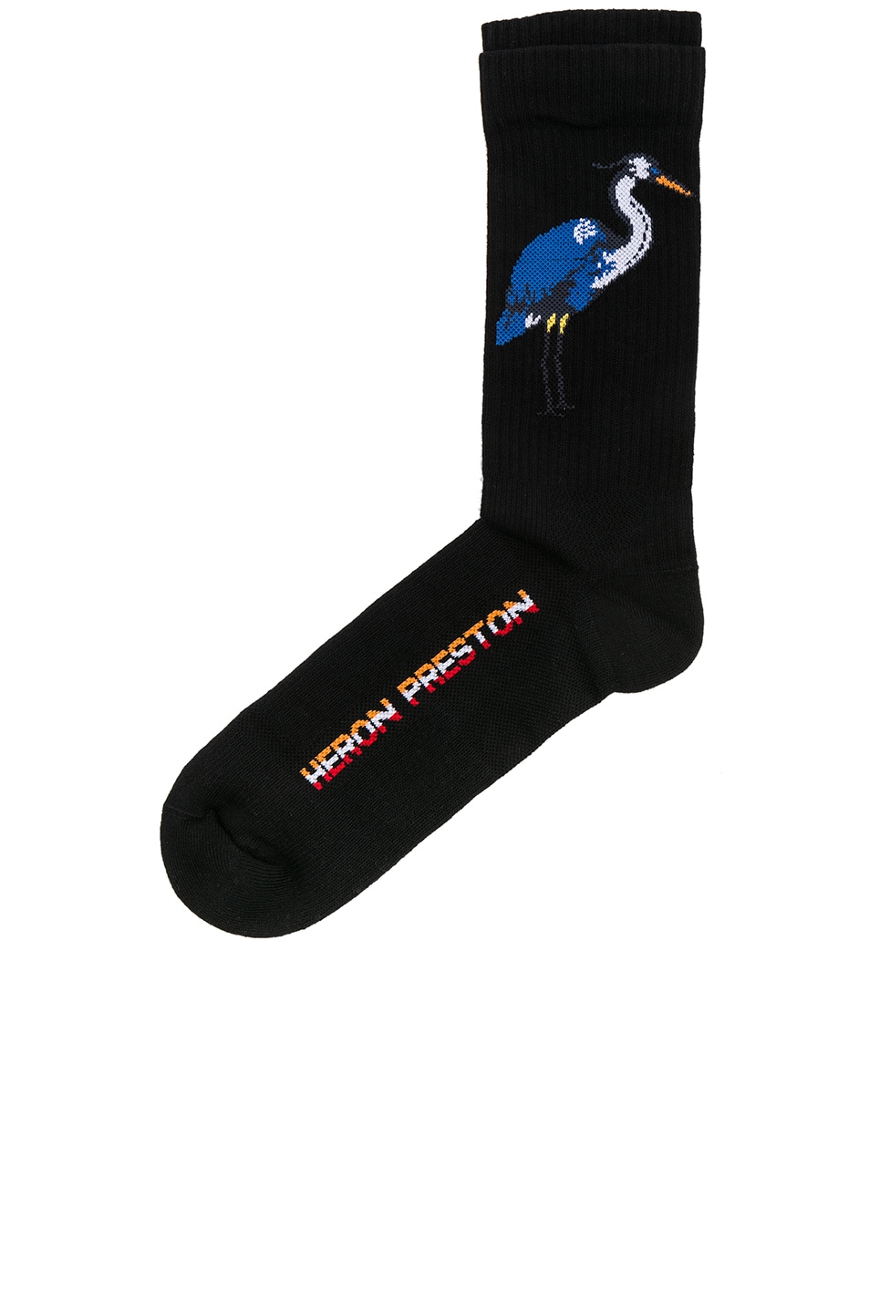 Image 1 of Heron Preston Herons Double Cuff Socks in Black