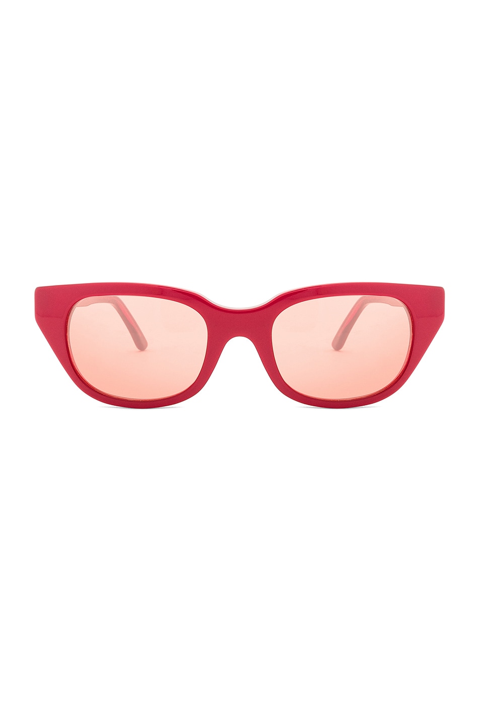 Image 1 of Heron Preston "Style" Sunglasses in Red & Orange