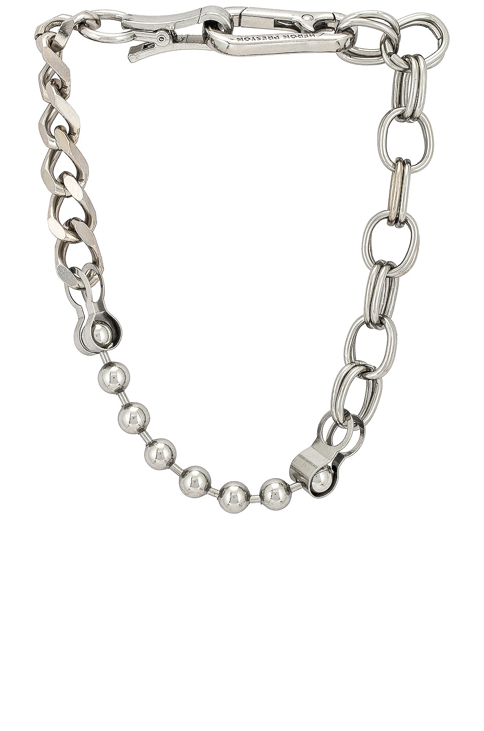 Image 1 of Heron Preston Multichain Necklace in silver