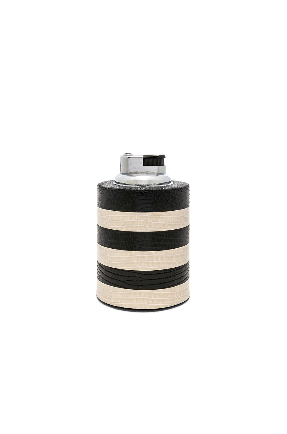 Image 1 of Hunting Season Cylinder Stripe Lighter in Black & White