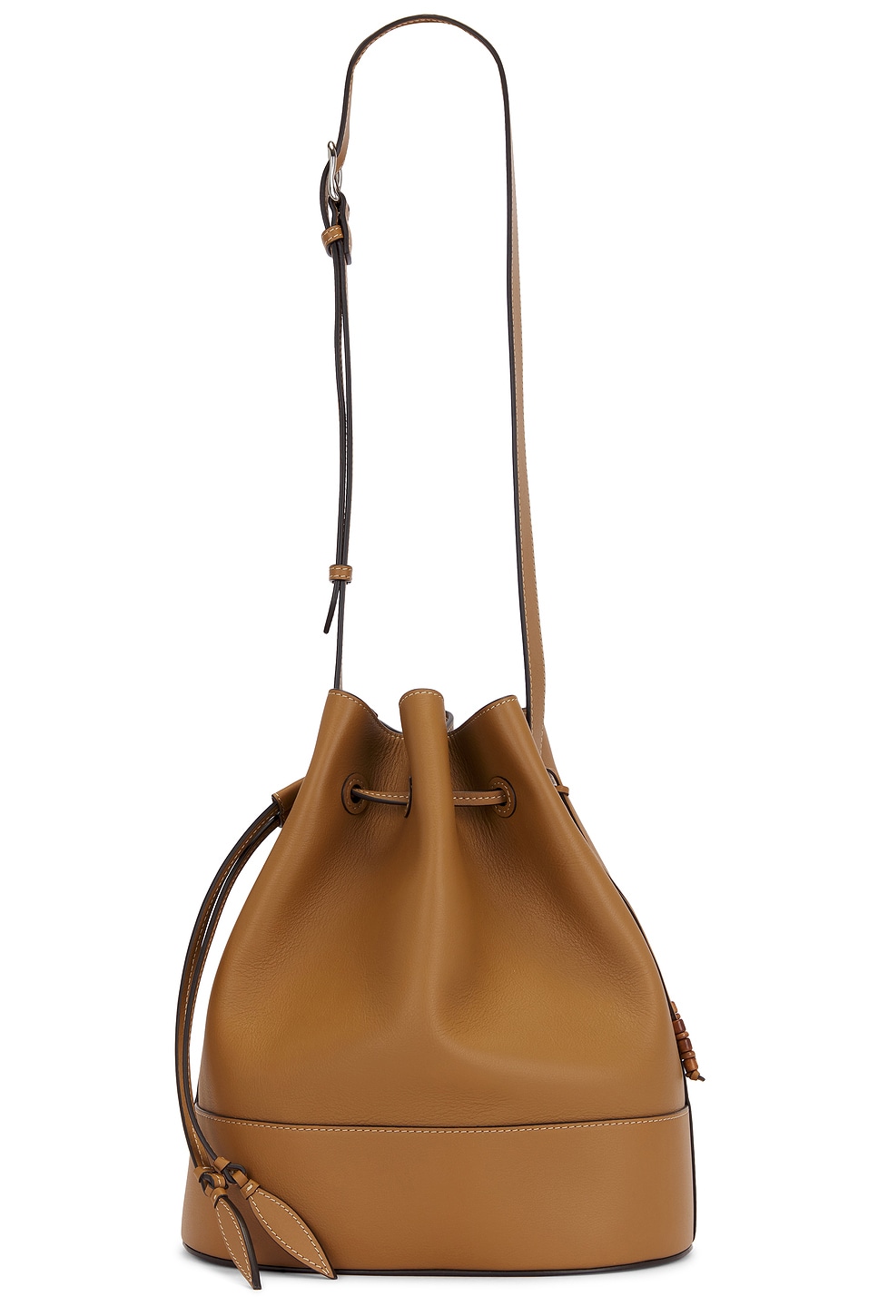 Nappa Extra Large Drawstring Bag in Brown