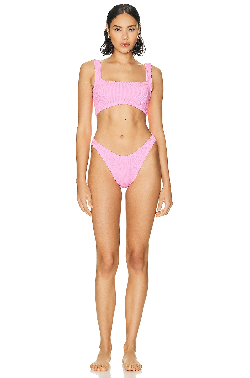 Image 1 of Hunza G Xandra Swimsuit in Bubblegum