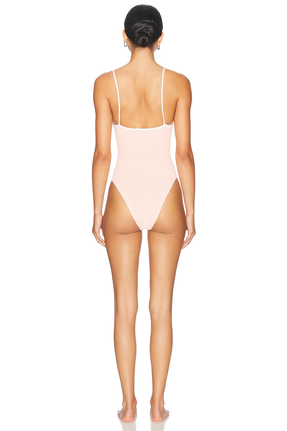 Pamela Contrast Swim One Piece - Thumbnail 3
