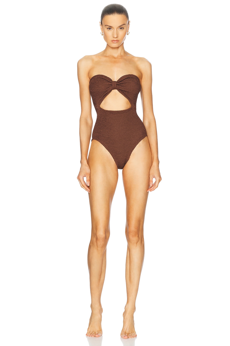 Alana One Piece Swimsuit in Chocolate