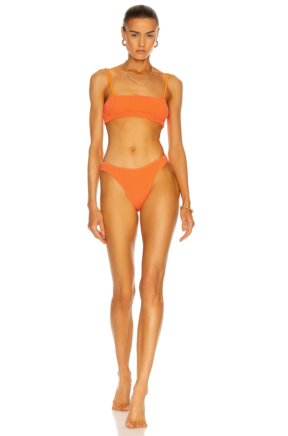 Image 1 of Hunza G New Gigi Bikini Set in Orange