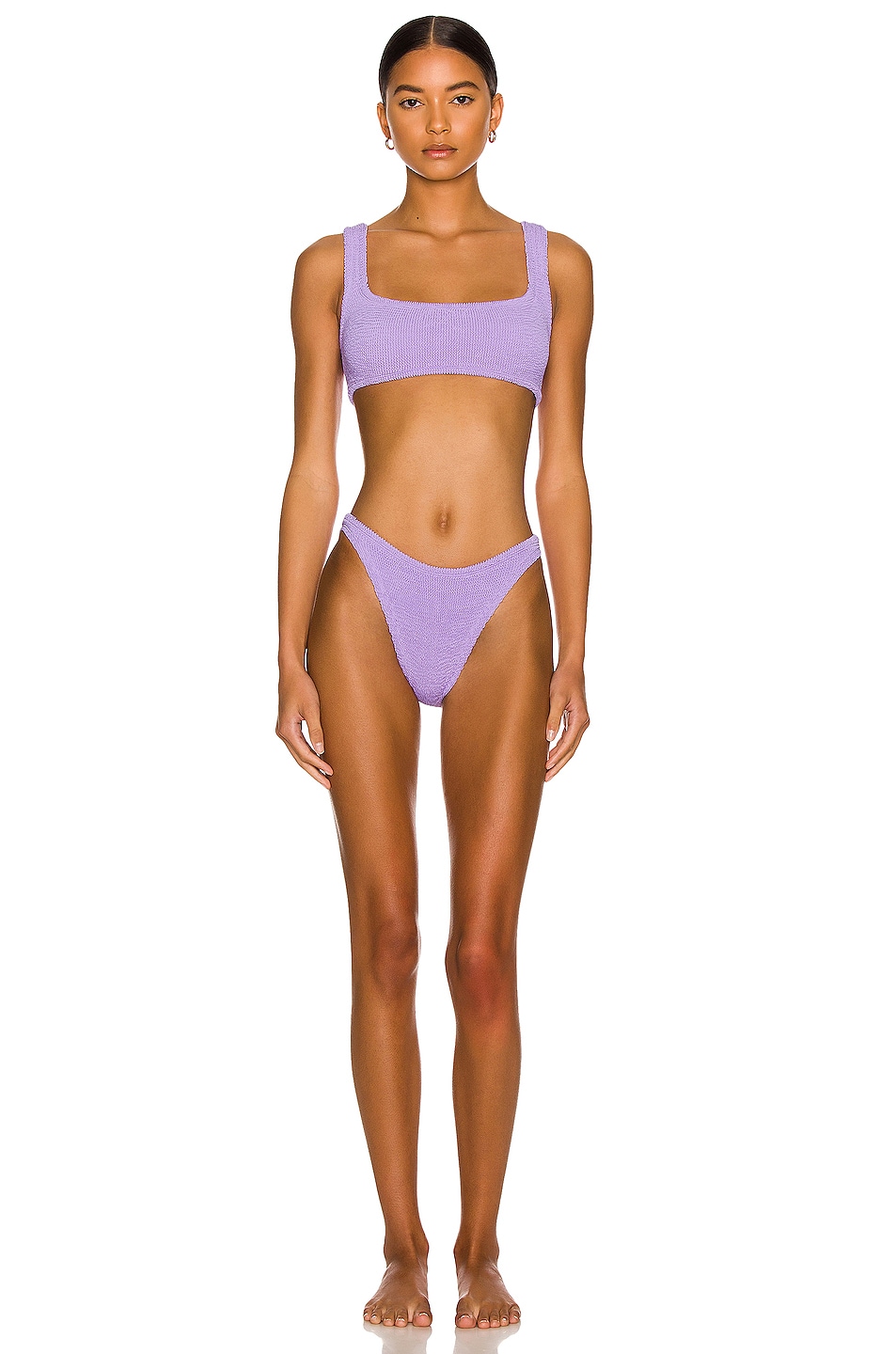 Image 1 of Hunza G Xandra Bikini Set in Lilac