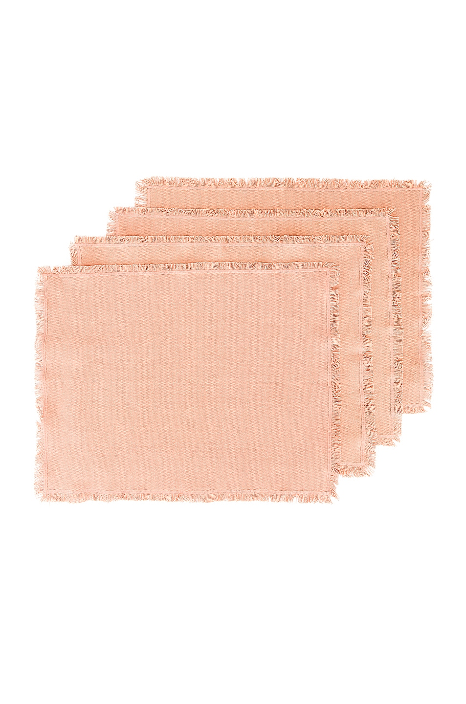 Image 1 of HAWKINS NEW YORK Essential Set of 4 Cotton Placemats in Blush