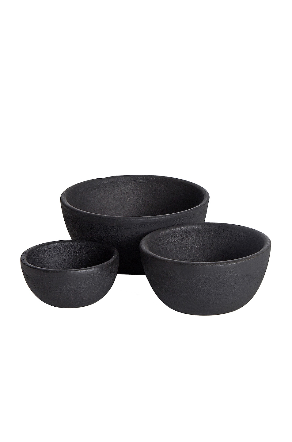 Image 1 of HAWKINS NEW YORK Simple Cast Iron Bowls Set of 3 in Black