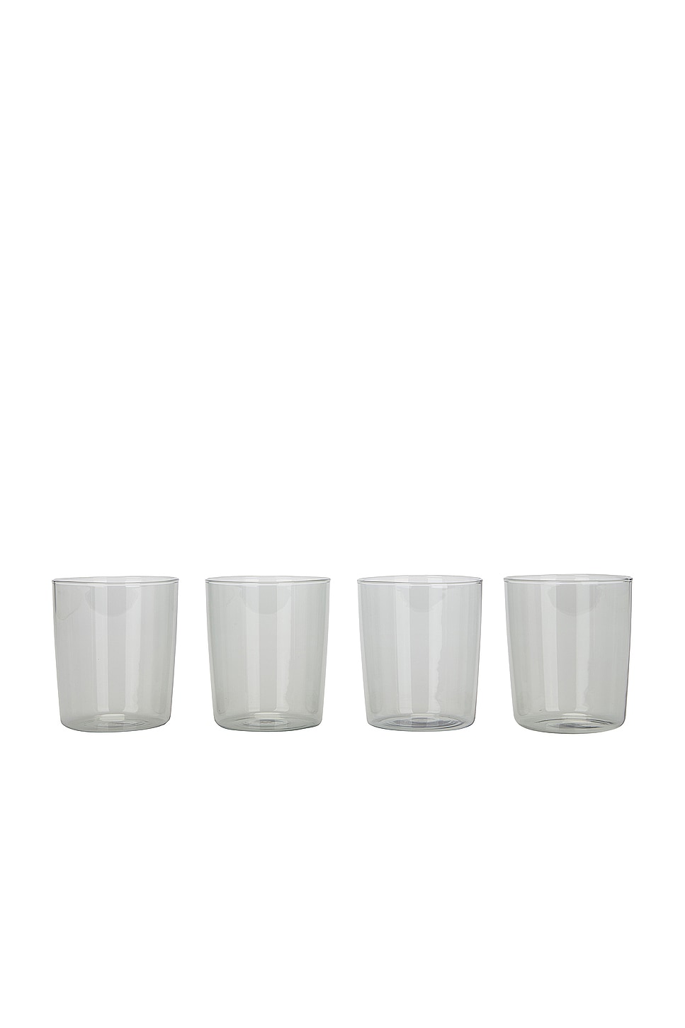 Image 1 of HAWKINS NEW YORK Essential Set Of 4 Medium Glasses in Smoke