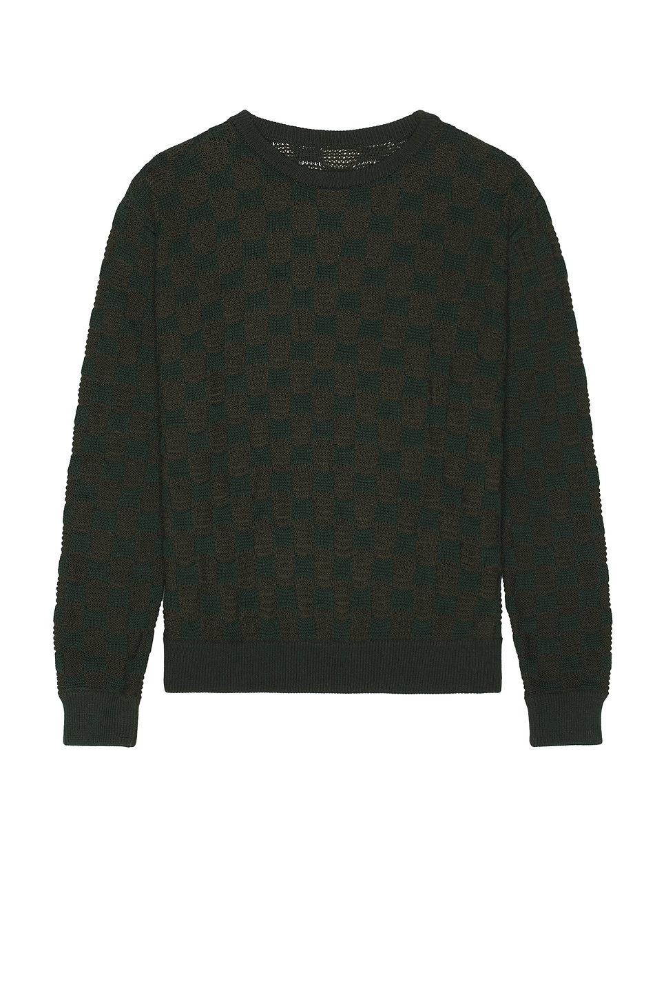 Image 1 of ISA BOULDER Rectangle Sweater in Evergreen