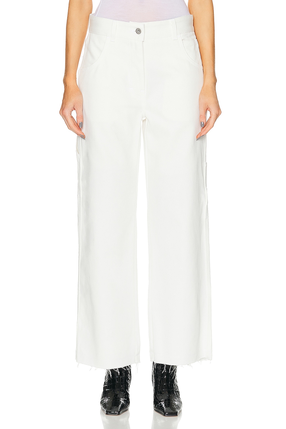 The Clarice Pant in White