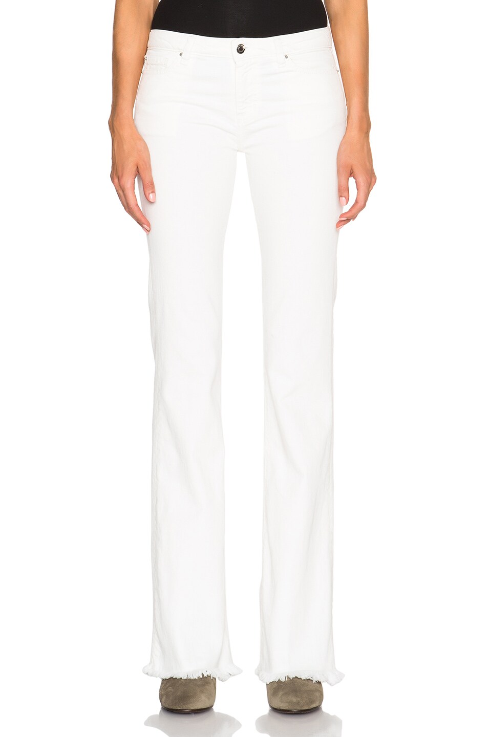 Image 1 of IRO . JEANS Freddy in Off White