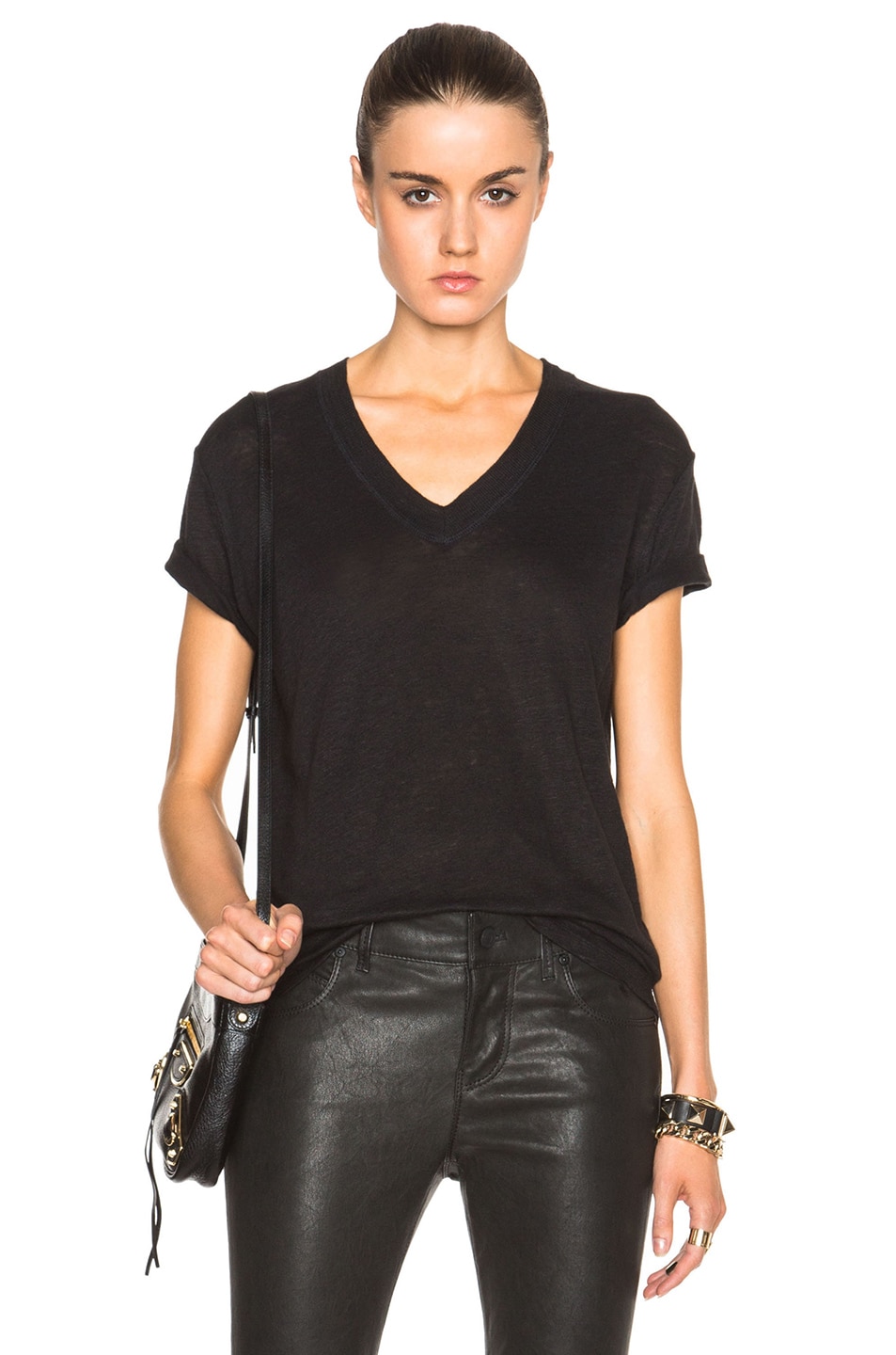 Image 1 of IRO . JEANS Libby Tee in Black