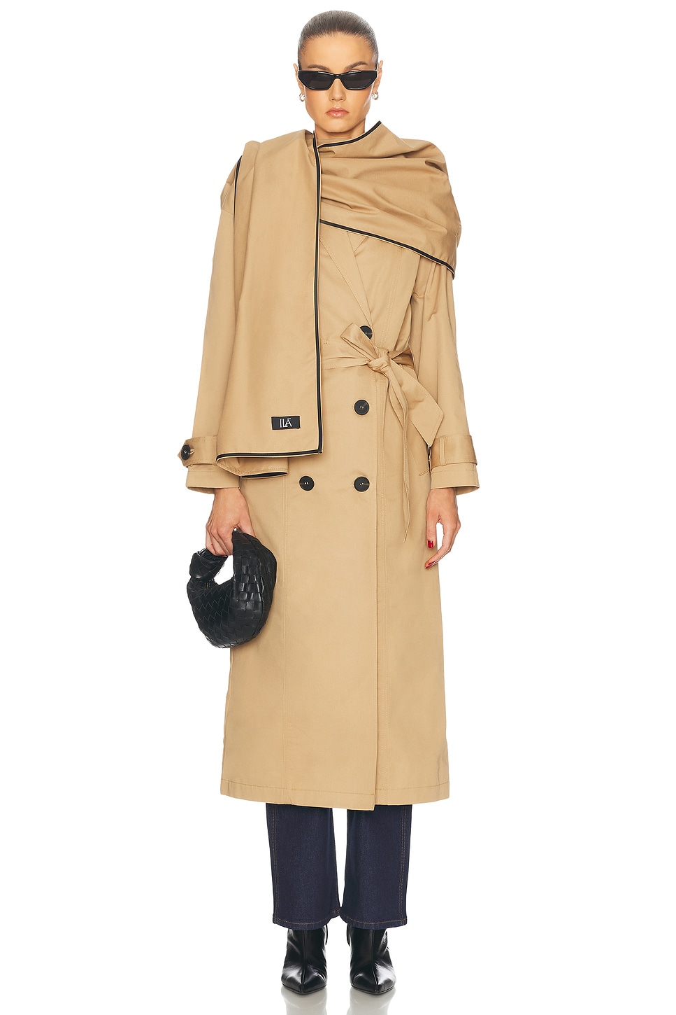 Poppy Trench Coat in Beige