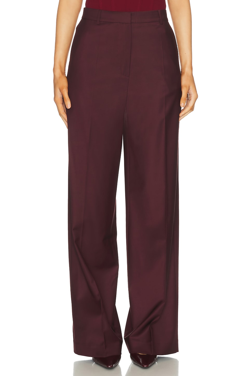 Ila Lea Pant In Burgundy