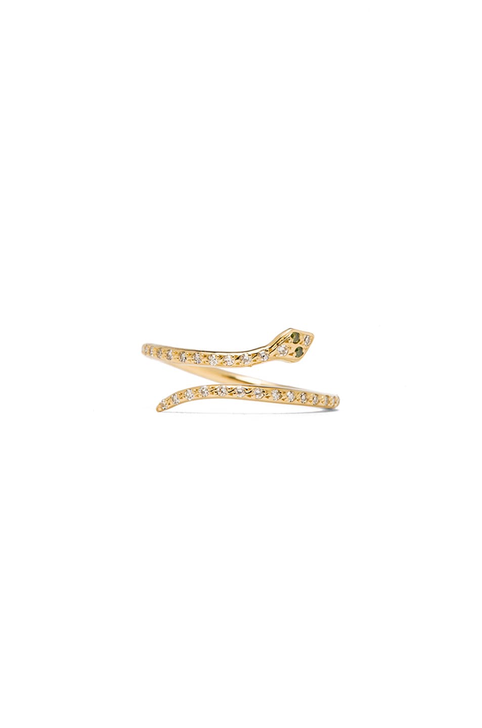 Image 1 of Ileana Makri Small Python Ring in Yellow Gold